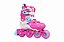 Patins Flying Eagle L6 - Rosa / com Led (26 ao 30) - Imagem 3