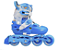 Patins Flying Eagle L6 - Azul / com Led (26 ao 40) - Imagem 1