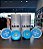 Roda de LED Flying Eagle Lazer Wheelz - Azul 80mm (1  unidade) - Imagem 5