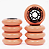 Rodas HD Inline Tyres - 80mm / 85A - Vermelho laranja (8 Unidades) - Imagem 1