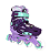 Patins Traxart Inf. X-light Roxo Roda Led - 29 AO 36 - Imagem 4