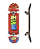Skate Montado HSC Jungle Vermelho - (envio do RS) - Imagem 4
