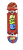 Skate Montado HSC Jungle Vermelho - (envio do RS) - Imagem 1