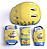 Kit de proteção infantil Minions / com capacete - (envio do RS) - Imagem 2