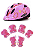 Patins Micro Future Infantil Ajustável Kit Combo / LED - Rosa Plum / 21 ao 32 - Imagem 6