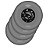 Rodas Para Patins Inline Alcedo One - 80mm Cinza / 1 unidade - Imagem 3