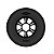 Rodas Para Patins Inline Alcedo One - 90mm Preta / 4 rodas - Imagem 1
