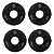 Rodas P/ Patins Quad Wintersweet Roller - Preta pack 4 rodas - Imagem 4
