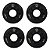 Rodas P/ Patins Quad Wintersweet Roller - Preta pack 4 rodas - Imagem 3
