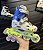 Patins inline Cosmo JOY MAX - infantil ajustável - Azul / 24 AO 36 - Imagem 12