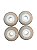 Rodas Flying Eagle SANDS 80mm (4 unidades) - Imagem 1