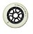 Roda Flying Eagle Crocanti 110mm 88a / Branca - unidade - Imagem 1