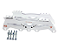 Traxart Base Híbrida DX-007 – 3 Rodas 110mm ou 4 Rodas 80mm (Branca) - Imagem 2