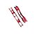 Base Flying Eagle SUPERSONIC 3x110mm - Vermelha - Imagem 4
