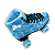 Patins Jolly Azul V3 - 58mm x 32mm ABEC-7 - Imagem 2