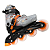 Patins Traxart Infantil Starlight Preto Com Rodas Led abec9 / 26 AO 37 - Imagem 2