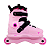 Patins Traxart Strike Street Profissional Infantil - Rosa / 30 AO 33 - Imagem 2