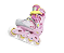 Patins Cosmo Candy Infantil Ajustável Rosa + Kit de Proteção - Imagem 4