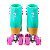 Patins Traxart Foxxy Verde - 58mm X 32mm Abec-5 - Imagem 5