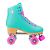 Patins Traxart Foxxy Verde - 58mm X 32mm Abec-5 - Imagem 1