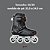 Custom: Patins Cosmo Preto TT com base cinza TC - 35/36 - Imagem 2