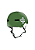 Capacete Niggli  Pro - Verde Brilho Fita Camuflada - Imagem 2