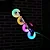 Rodas LED FlyingEagle / Lazer Wheelz ULTRA (multicolor) 80mm 88A - 4 rodas - Imagem 2