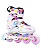 PRÉ-VENDA: Patins Inline Flying Eagle Nadia ND – Infantil / Juvenil – Ajustável / Rosa: 26 ao 40 - Imagem 2
