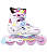 PRÉ-VENDA: Patins Inline Flying Eagle Nadia ND – Infantil / Juvenil – Ajustável / Rosa: 26 ao 40 - Imagem 4
