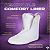 Bota / boot Flying Eagle X7 - Branca/Lilás - Imagem 2