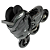 Patins Traxart Volt+ 3 Dark Grey - 110mm Abec 9 CROMO / CINZA - Imagem 4