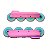 Base Completa FlyingEagle X5 Rosa 231mm – Rodas 76mm 85A - Imagem 1