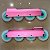 Base Completa FlyingEagle X5 Rosa 231mm – Rodas 76mm 85A - Imagem 3