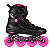 Patins BKB B6 Hero - Preto com rosa Pink - Imagem 1