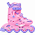 Patins FlyingEagle NT2 Nacht - Ajustável Rosa - Imagem 1