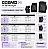 Kit De Proteção Cosmo ID Protective Gear - Preto - Imagem 3