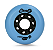 Rodas Micro Brave - Azul 76mm / 90a (4 unid) - Imagem 1