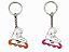 Chaveiro Patins Inline YOYO Mars Sago – Laranja / Rosa - Imagem 1