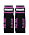 MEIA INLINE TRAXART LISTRA CINZA E ROSA DY-044 - Imagem 2