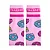 MEIA INLINE DESENHADA DONUTS ROSA GC-123 - Imagem 2