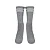 MEIA CANO ALTO CINZA COM BRANCO DY-117 - Imagem 2