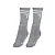 MEIA CANO ALTO CINZA COM BRANCO DY-117 - Imagem 3