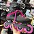 PATINS BKB B9 RANGER - PRETO custom rosa - Imagem 2