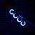 PRÉ-VENDA: RODA LED FLYINGEAGLE LAZERWHEELZ ULTRA - azul / UNIDADE: 72mm, 76mm ou 80mm - Imagem 2