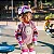 Pré-venda: Capacete Infantil FlyingEagle KT - Leopardo Rosa - Imagem 2