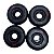 Rodas BKB Preto Fosco - 76 mm 85A (4 unid) - Imagem 1