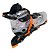 Patins Traxart Infantil Starlight Preto Rodas Led - abec-9 - Imagem 5