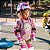 Pré-Venda Capacete Infantil FlyingEagle KT In-Mold Ajustável - Leopardo Rosa - Imagem 2