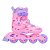 Pré-Venda Patins Infantil FlyingEagle NT2 Nacht Ajustável - Rosa - Imagem 1