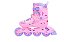 Pré-Venda Patins Infantil FlyingEagle NT2 Nacht Ajustável - Rosa - Imagem 5